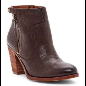 Lucky Brand Eugenia Black Leather Booties